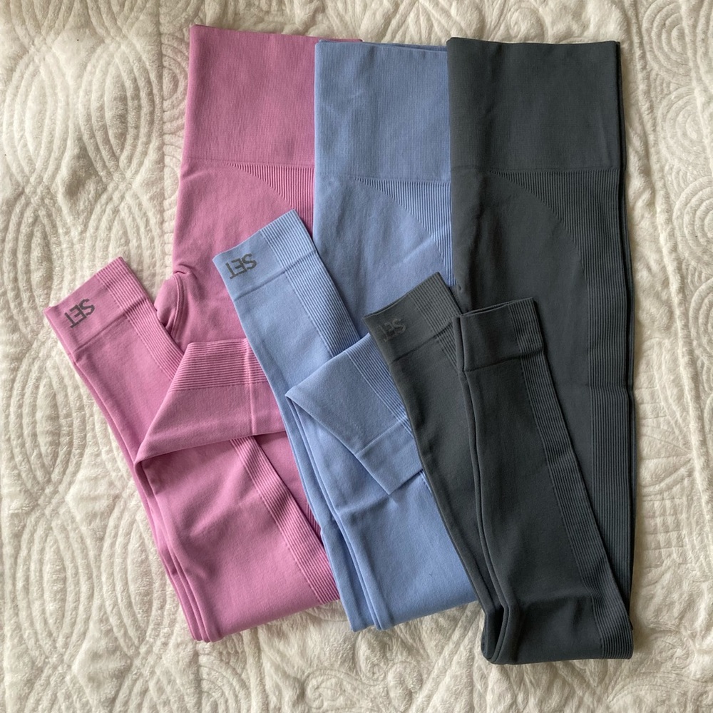 Set active seamless leggings bundle
